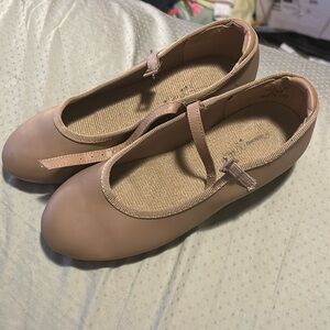 Dancing Fair Tan Leather Tap Shoes - 2